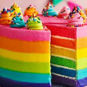 Rainbow Theme Cake